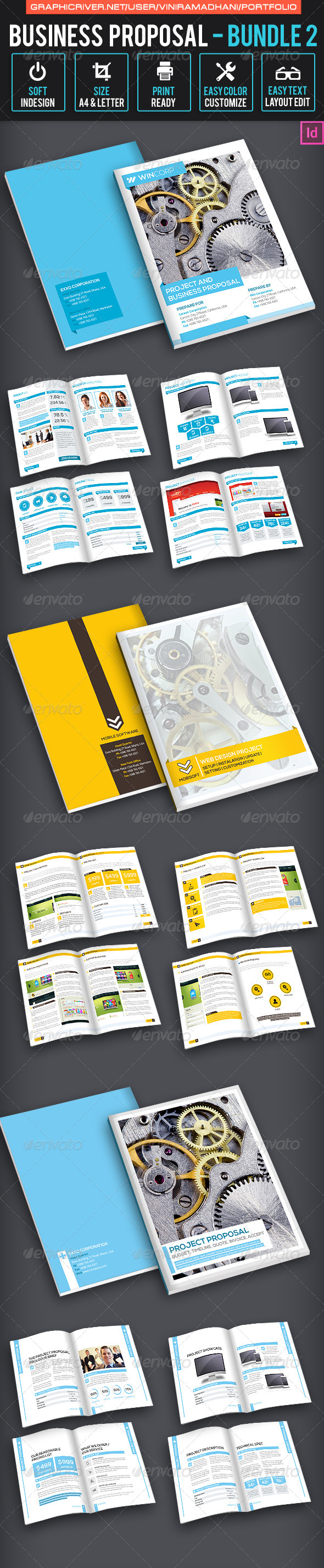 Business Proposal Bundle 2 (Proposals & Invoices)