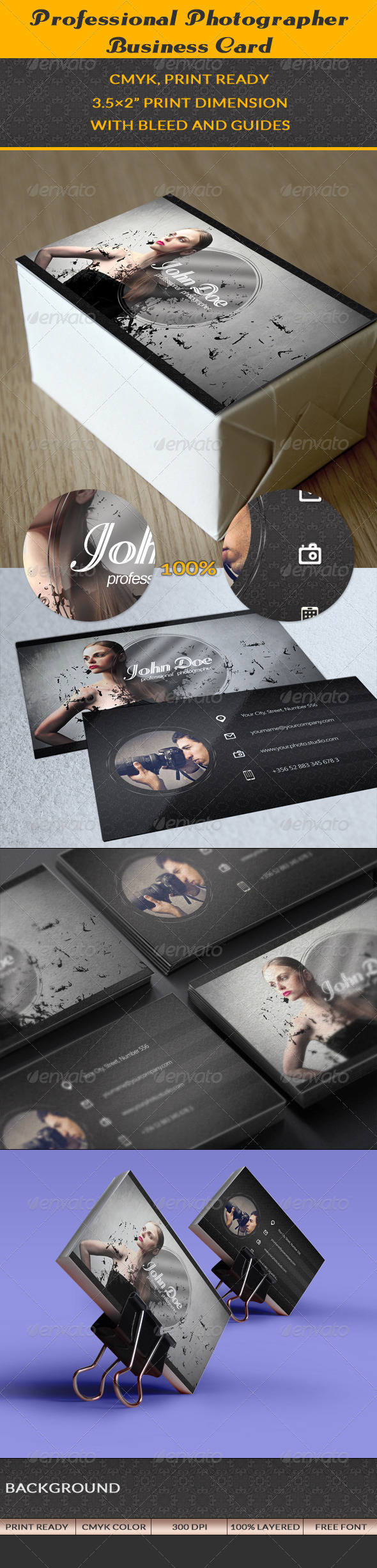 Photographer Business Card (Creative)