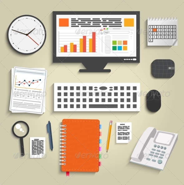 GraphicRiver Business Work Elements 7326862 GraphicRiver Business Work Elements 7326862
