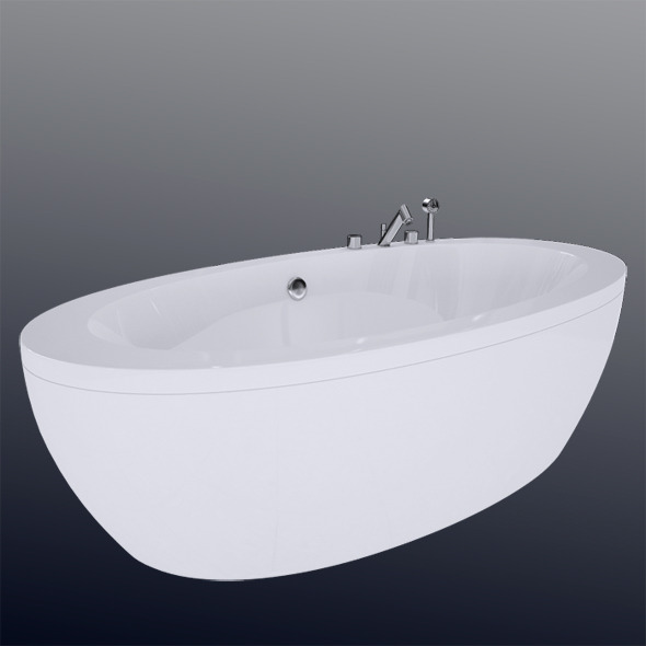 3DOcean Laufen Il Bagno Alessi One Bathtub 24197.0 7327684 3DOcean Laufen Il Bagno Alessi One Bathtub 24197.0 7327684