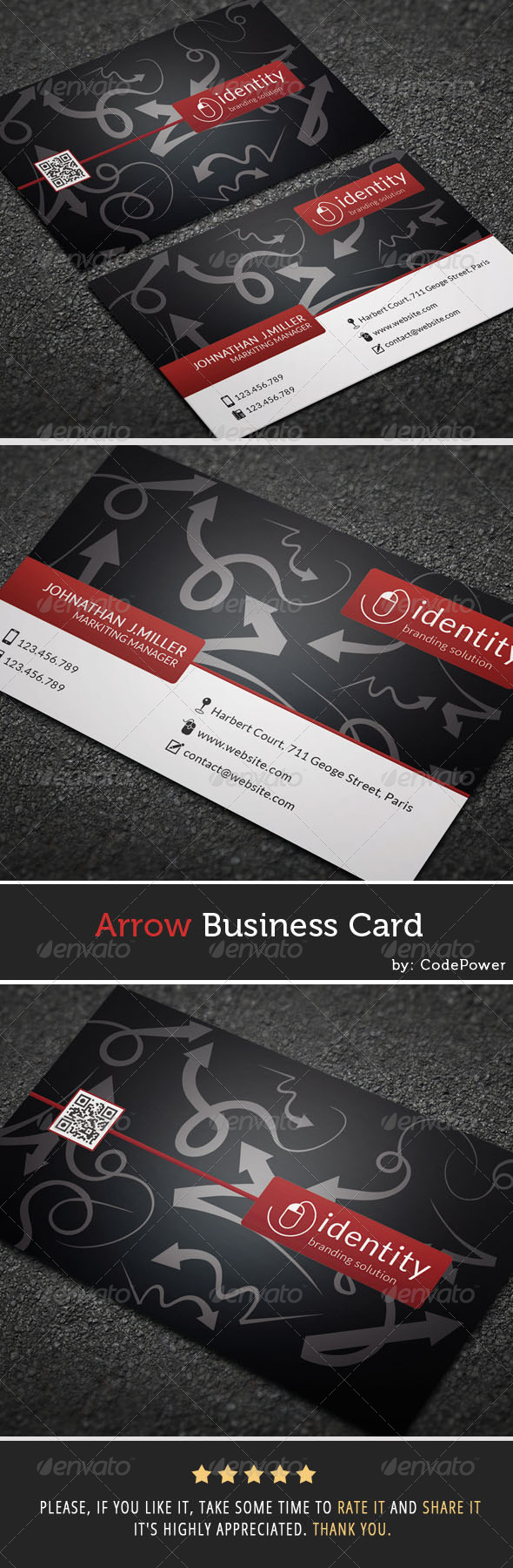 Arrow Business Card (Creative)