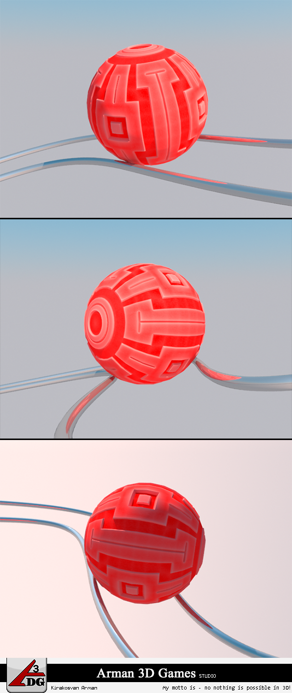 3DOcean Roll Ball red 7328326 3DOcean Roll Ball red 7328326