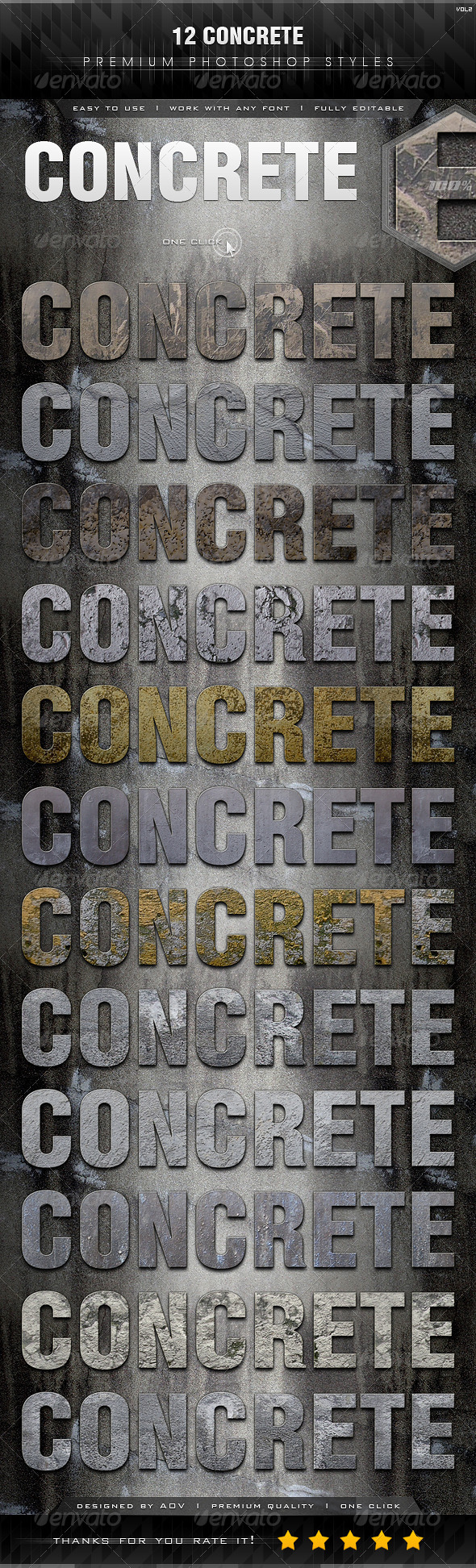 GraphicRiver 12 Concrete Styles Vol.2 7328446 GraphicRiver 12 Concrete Styles Vol.2 7328446