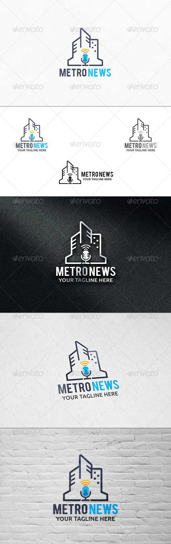 GraphicRiver Metro News Logo Template 7329110 GraphicRiver Metro News Logo Template 7329110