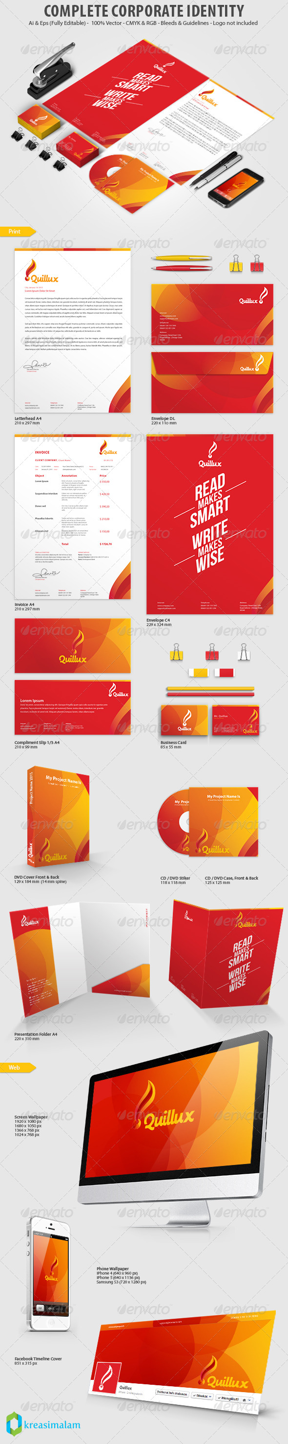 GraphicRiver Quillux Corporate Identity Print Template 7329247 GraphicRiver Quillux Corporate Identity Print Template 7329247