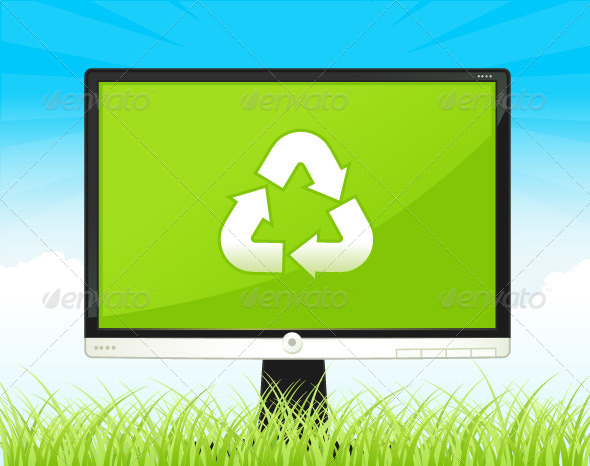 GraphicRiver Green Monitor 7331668 GraphicRiver Green Monitor 7331668