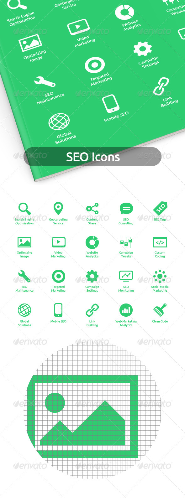 GraphicRiver SEO Icons 7334077 GraphicRiver SEO Icons 7334077
