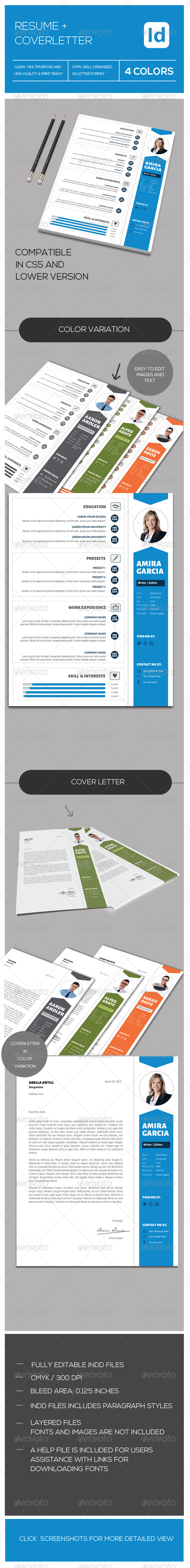 GraphicRiver Resume & Coverletter 7334348 GraphicRiver Resume & Coverletter 7334348
