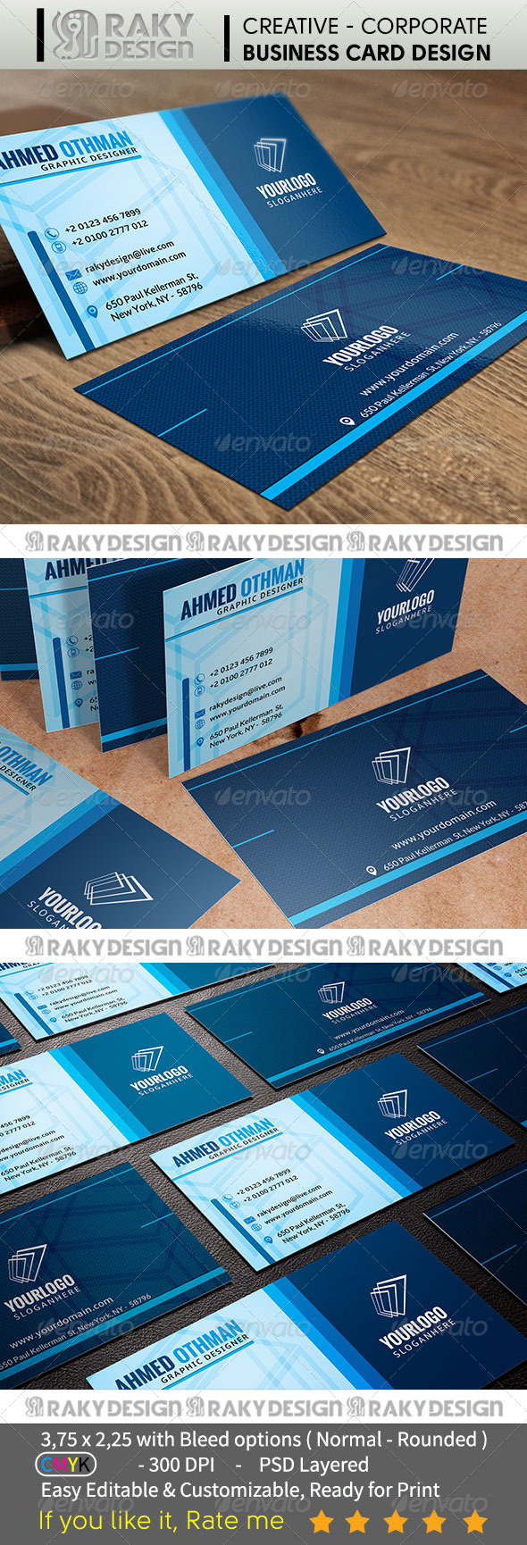 Business Card Template V02 (Corporate)