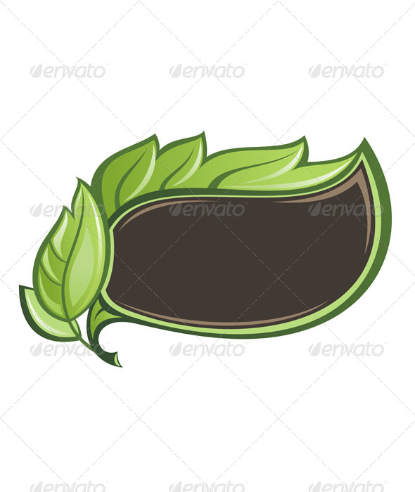 GraphicRiver Green Leaf Frame 7335466 GraphicRiver Green Leaf Frame 7335466