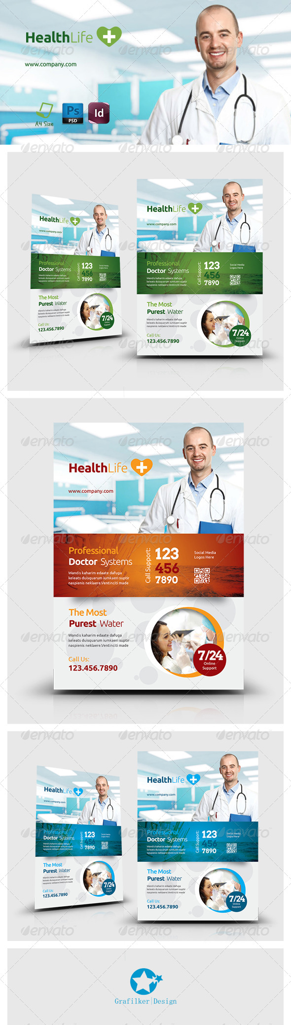 GraphicRiver Health Flyer Templates 7334437 GraphicRiver Health Flyer Templates 7334437