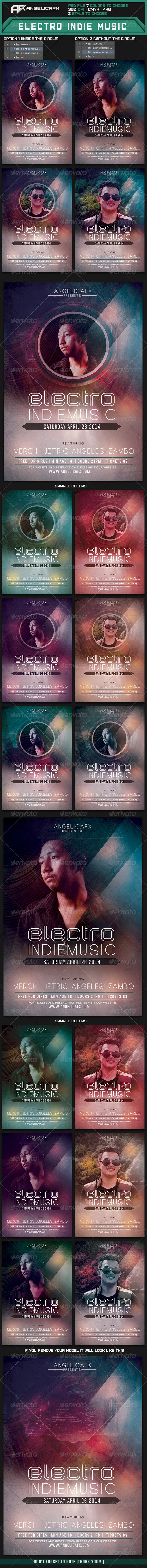 GraphicRiver Electro Indie Music Flyer Template 7336137 GraphicRiver Electro Indie Music Flyer Template 7336137