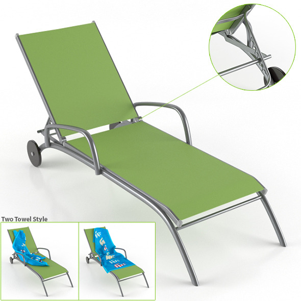 3DOcean Sunbed and Towel 7336263 3DOcean Sunbed and Towel 7336263