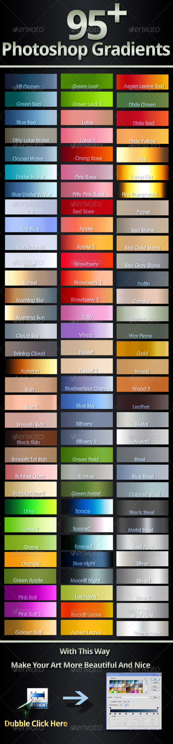 GraphicRiver 95& Photoshop Gradients 7294209 GraphicRiver 95& Photoshop Gradients 7294209