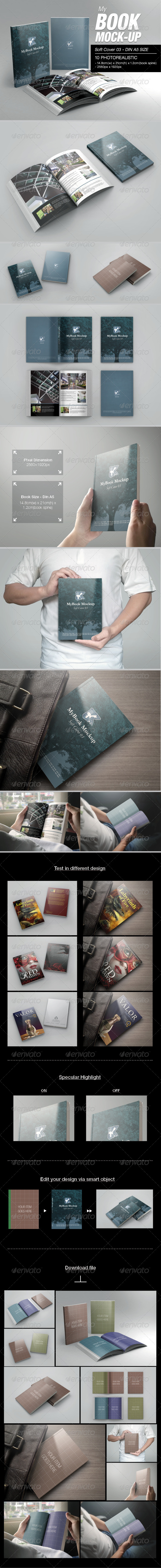 GraphicRiver MyBook Mock-up Soft Cover 03 7337539 GraphicRiver MyBook Mock-up Soft Cover 03 7337539
