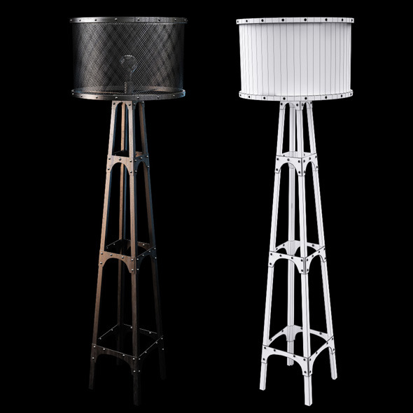 3DOcean Chehoma floor lamp 7339722 3DOcean Chehoma floor lamp 7339722
