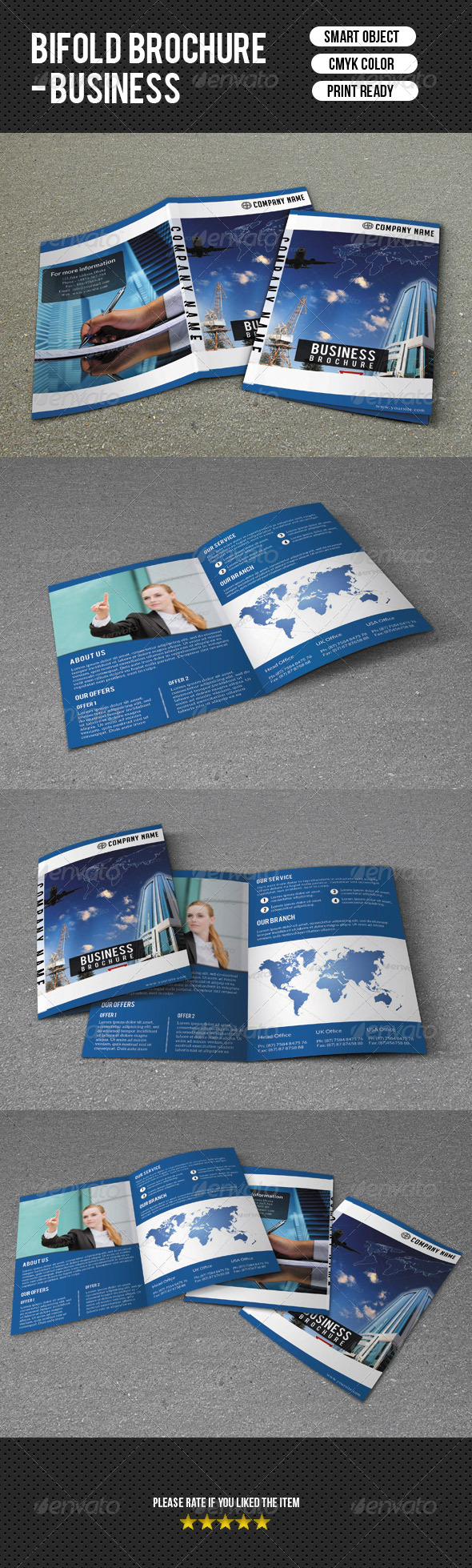 Bifold Business Brochure (Corporate)