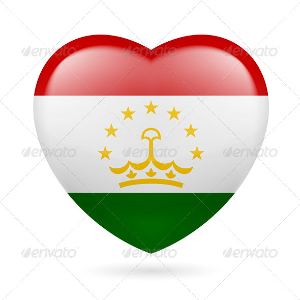 GraphicRiver Heart Icon of Tajikistan 7340795 GraphicRiver Heart Icon of Tajikistan 7340795