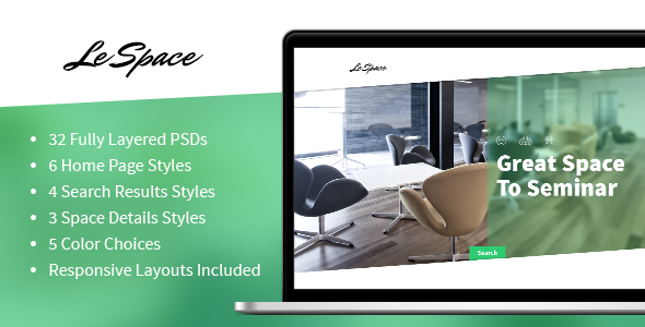 ThemeForest Le Space PSD 7340913 ThemeForest Le Space PSD 7340913
