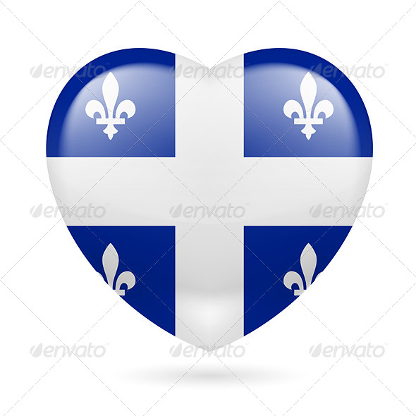 GraphicRiver Heart Icon of Quebec 7340988 GraphicRiver Heart Icon of Quebec 7340988