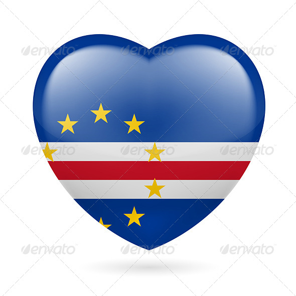 GraphicRiver Heart Icon of Cape Verde 7341000 GraphicRiver Heart Icon of Cape Verde 7341000