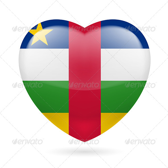 GraphicRiver Heart Icon of Central African Republic 7341463 GraphicRiver Heart Icon of Central African Republic 7341463