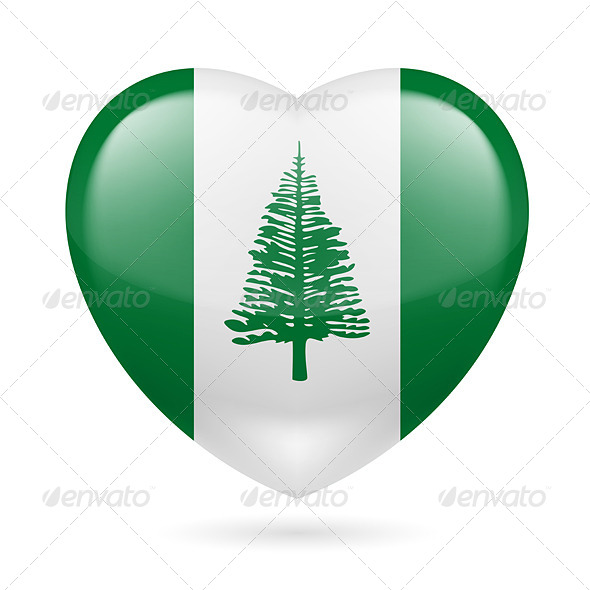 GraphicRiver Heart Icon of Norfolk Island 7341560 GraphicRiver Heart Icon of Norfolk Island 7341560