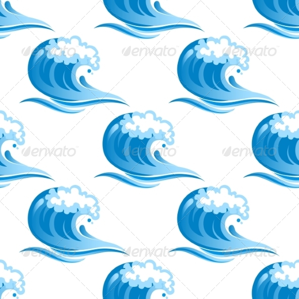 GraphicRiver Blue Ocean Waves Seamless Pattern 7343987 GraphicRiver Blue Ocean Waves Seamless Pattern 7343987