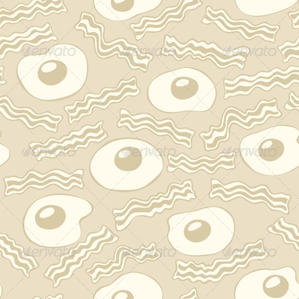 GraphicRiver Breakfast With Bacon and Eggs Seamless Vector Pattern 7344382 GraphicRiver Breakfast With Bacon and Eggs Seamless Vector Pattern 7344382