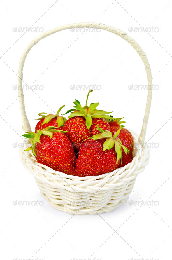 Strawberries in a basket (Misc) Photo Download