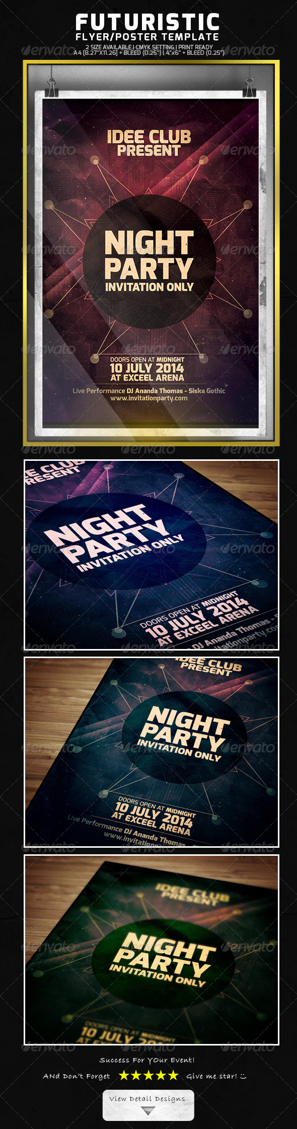 Futuristic Flyer Party (Events)