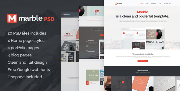 ThemeForest Marble Multipurpose PSD Template 7347971 ThemeForest Marble Multipurpose PSD Template 7347971
