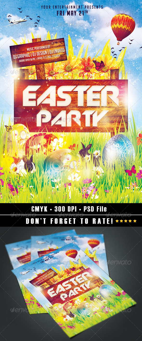 Easter Party Flyer (Events)