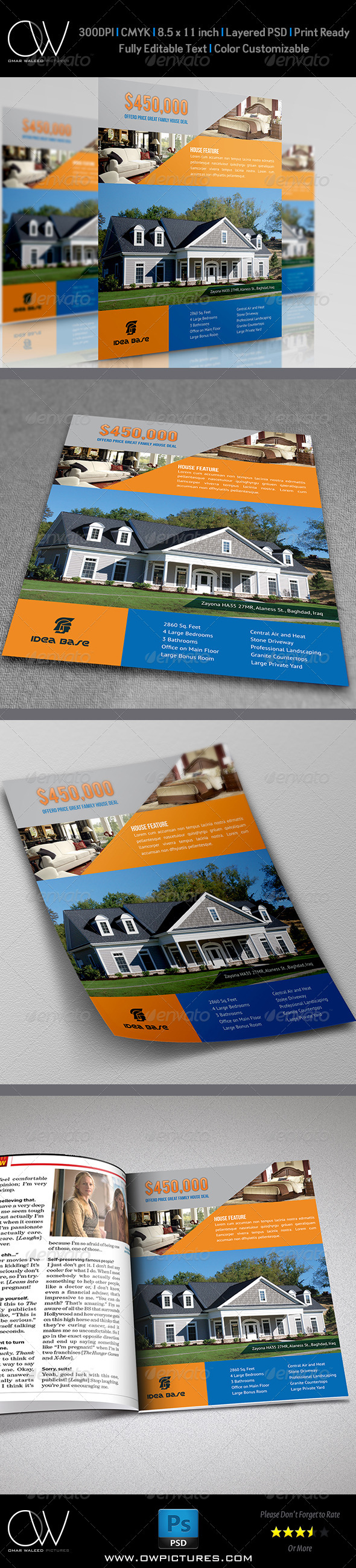 GraphicRiver Real Estate Flyer Template Vol.10 7342020 GraphicRiver Real Estate Flyer Template Vol.10 7342020