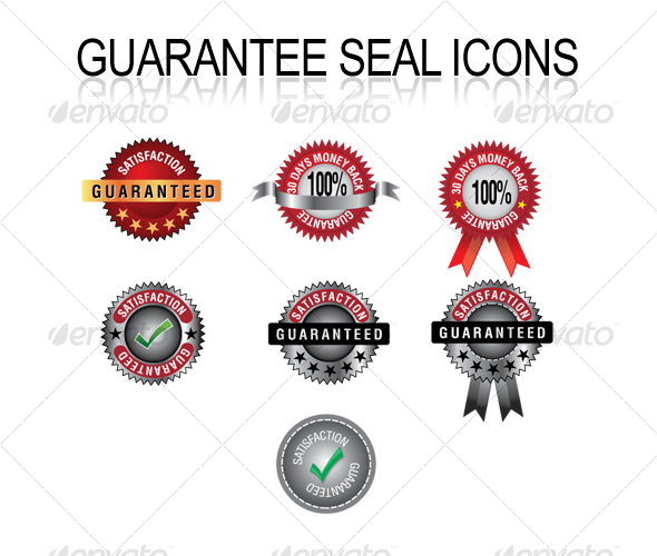GraphicRiver Custom Guarantee Seal Icons 31223 GraphicRiver Custom Guarantee Seal Icons 31223