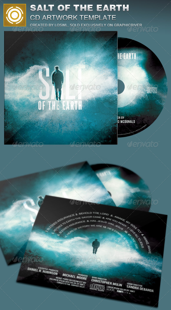 Salt of the Earth CD Artwork Template (CD & DVD artwork)