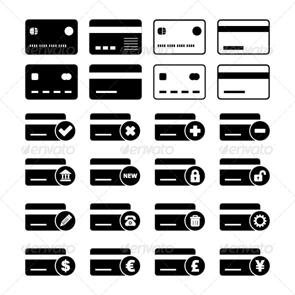 GraphicRiver Credit Card Icon 7352871 GraphicRiver Credit Card Icon 7352871