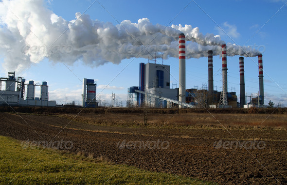 Factory chimney, power station (Misc) Photo Download