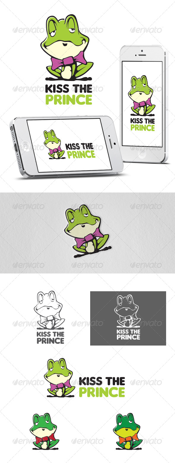 GraphicRiver Kiss the Prince Logo Template 7359867 GraphicRiver Kiss the Prince Logo Template 7359867