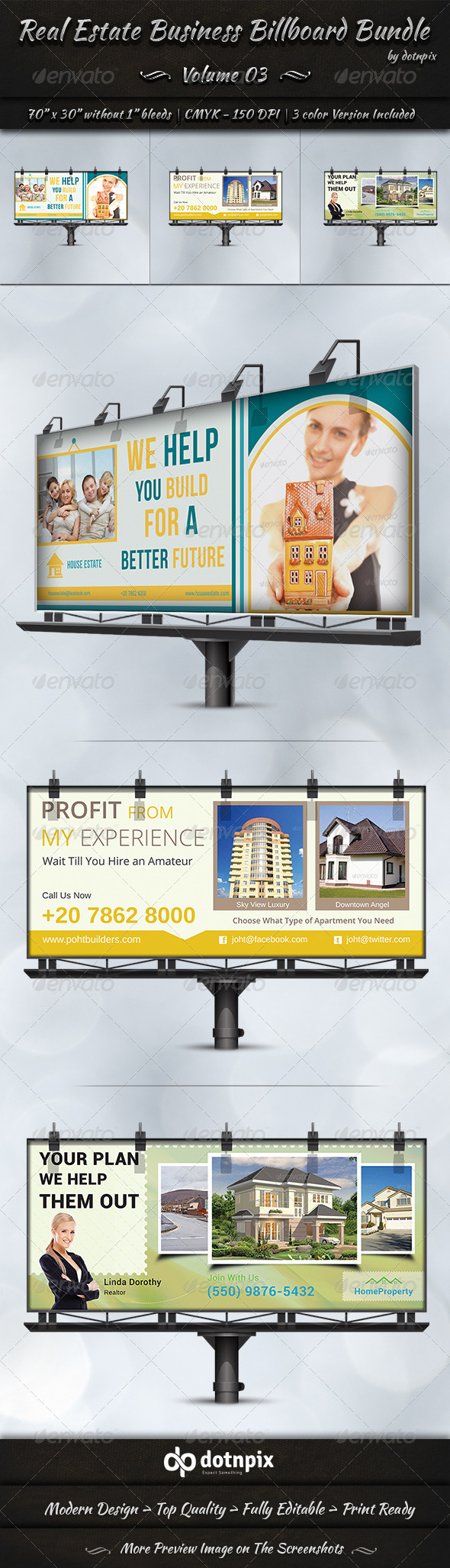 GraphicRiver Real Estate Business Billboard Bundle Volume 3 7359908 GraphicRiver Real Estate Business Billboard Bundle Volume 3 7359908
