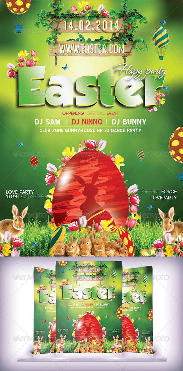 GraphicRiver Easter Day Flyer 7360395 GraphicRiver Easter Day Flyer 7360395