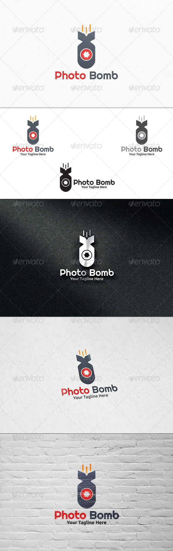 GraphicRiver Photo Bomb Logo Template 7360449 GraphicRiver Photo Bomb Logo Template 7360449