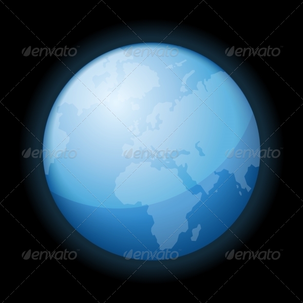 GraphicRiver Globe Icon of the World on Black Background 7360901 GraphicRiver Globe Icon of the World on Black Background 7360901