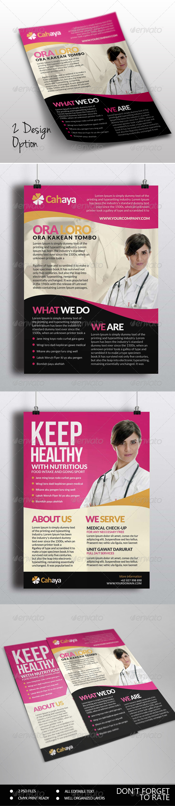 GraphicRiver Happy Medical Flyer 7361417 GraphicRiver Happy Medical Flyer 7361417