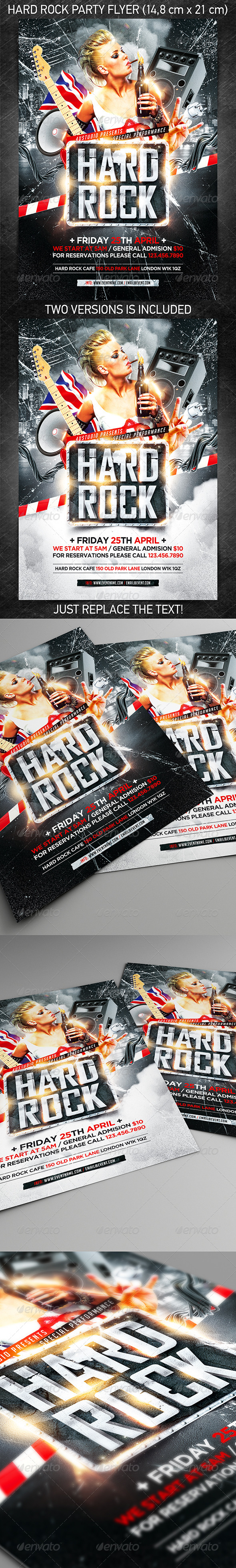GraphicRiver Hard rock party flyer 7361905 GraphicRiver Hard rock party flyer 7361905