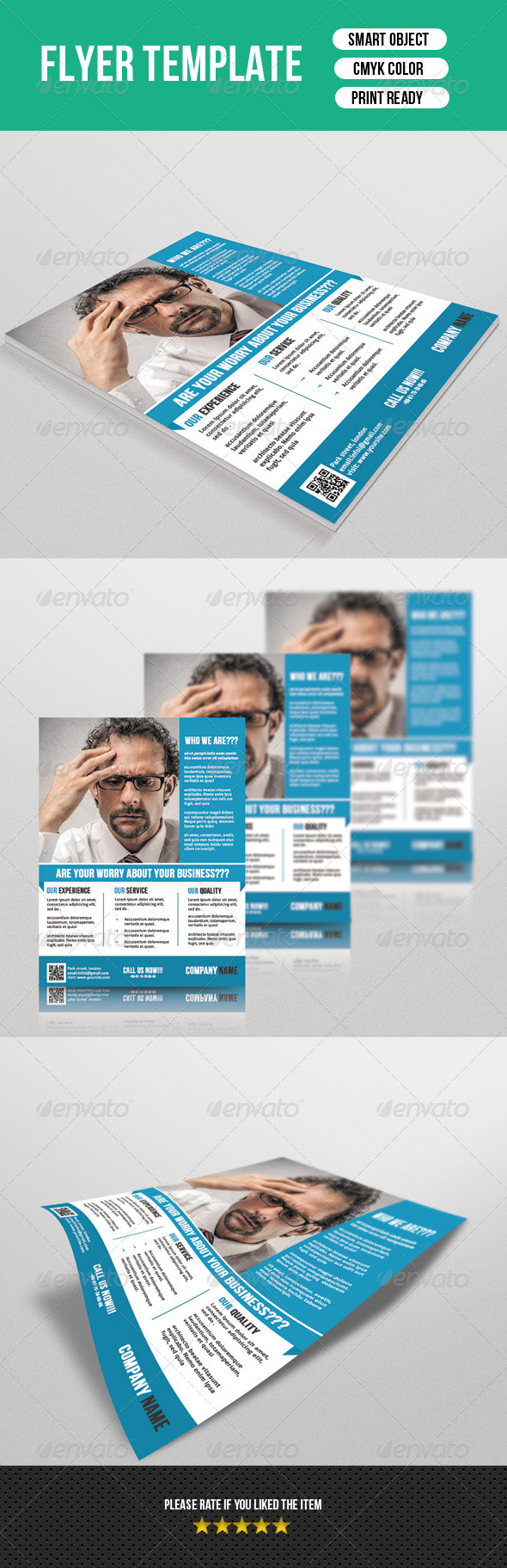 GraphicRiver Corporate Flyer Template 7362220 GraphicRiver Corporate Flyer Template 7362220