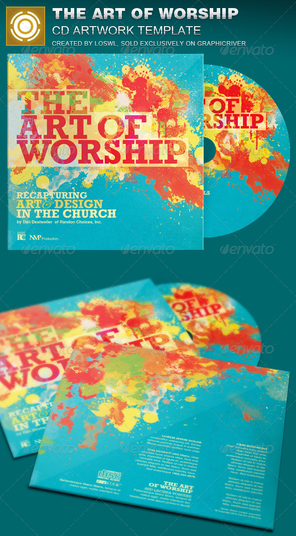 GraphicRiver The Art of Worship CD Artwork Template 7362391 GraphicRiver The Art of Worship CD Artwork Template 7362391