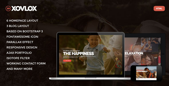 ThemeForest Xovlox One Page Parallax Portfolio Template 7362906 ThemeForest Xovlox One Page Parallax Portfolio Template 7362906
