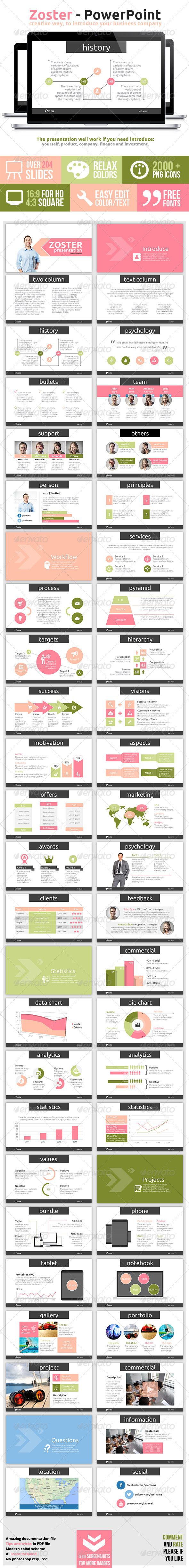 GraphicRiver Zoster Powerpoint Presentation 7363622 GraphicRiver Zoster Powerpoint Presentation 7363622