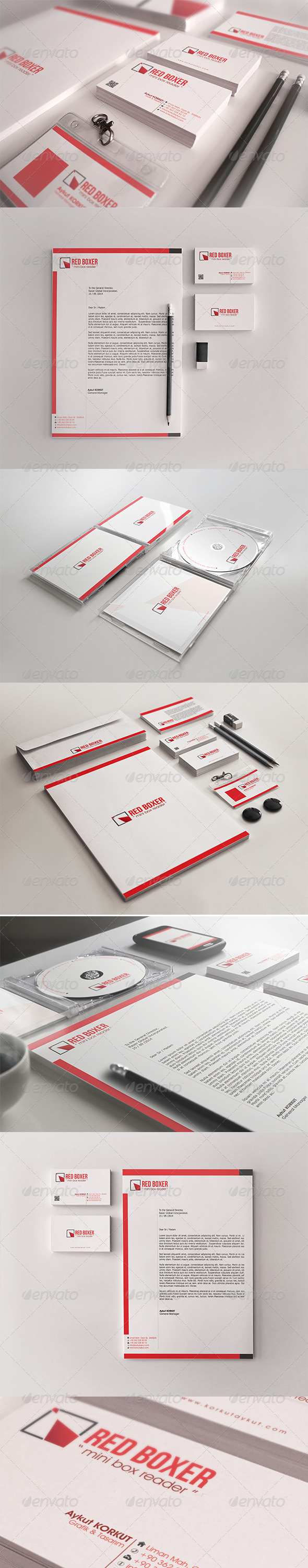 GraphicRiver Red Boxer Corporate Identity 7364010 GraphicRiver Red Boxer Corporate Identity 7364010